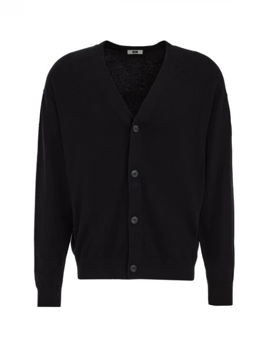 Foto van product WE Fashion Gebreid vest zwart