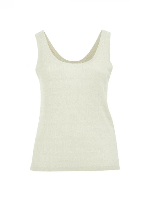 Foto van product WE Fashion Gebreide top offwhite