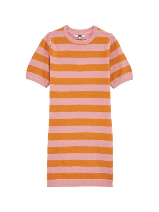 Foto van product WE Fashion Jurk oranje / rosa
