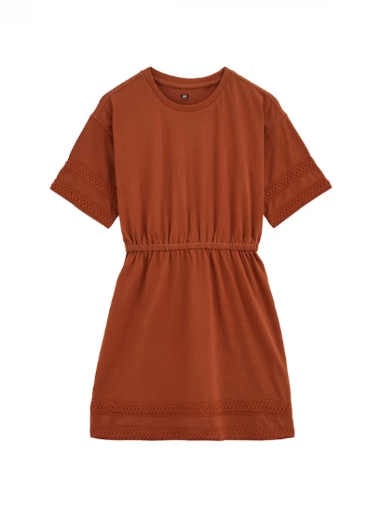Foto van product WE Fashion Jurk roestbruin