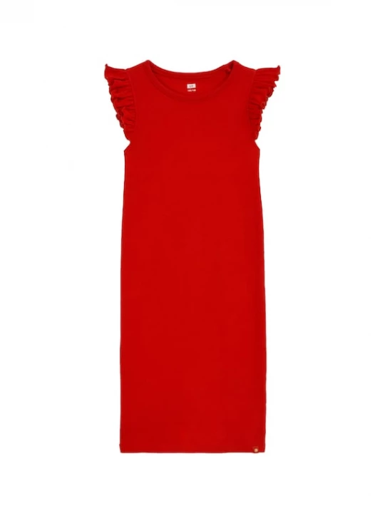 Foto van product WE Fashion Jurk rood