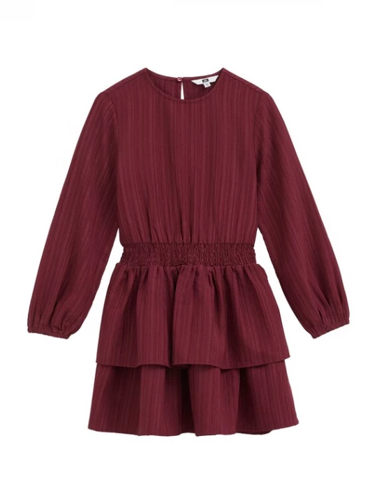 Foto van product WE Fashion Jurk wijnrood