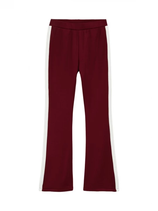 Foto van product WE Fashion Leggings bourgogne / wit