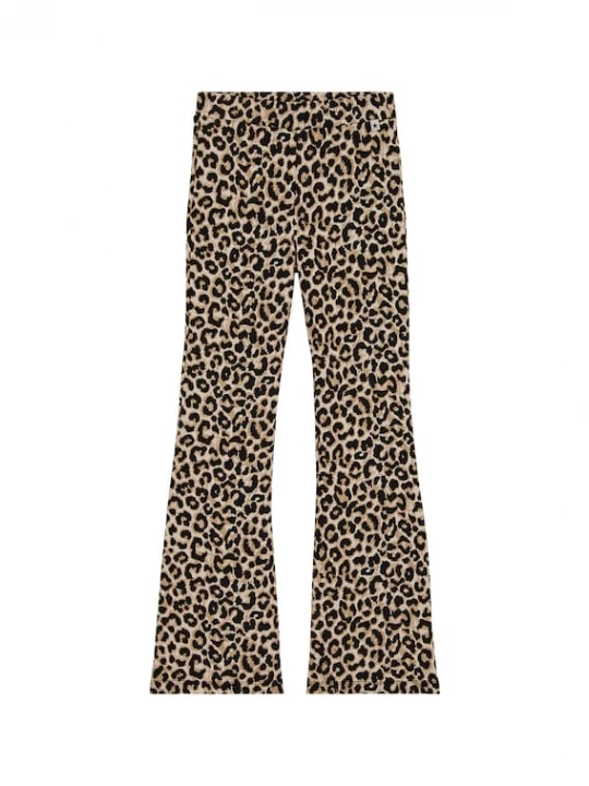 Foto van product WE Fashion Leggings brokaat / cappuccino / zwart
