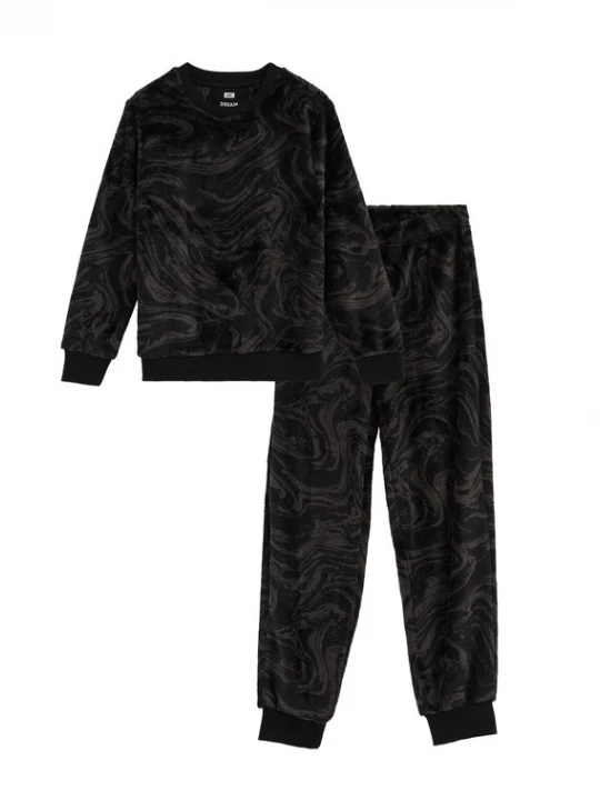 Foto van product WE Fashion Nachtkledij antraciet / zwart
