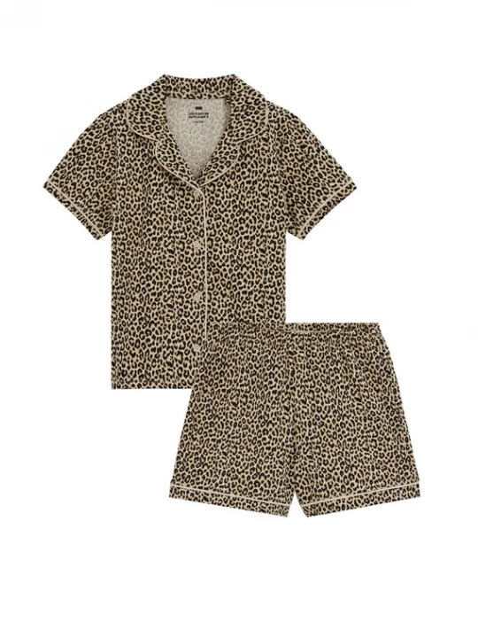 Foto van product WE Fashion Nachtkledij beige / zwart