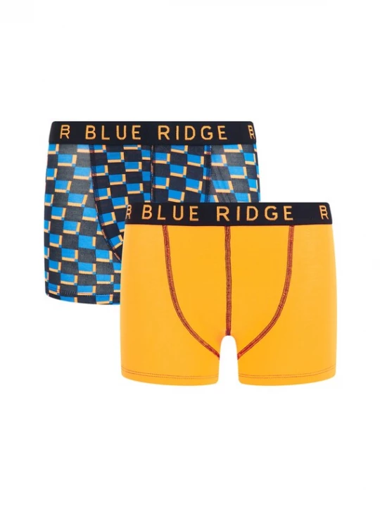 Foto van product WE Fashion Onderbroek blauw / bruin / oranje