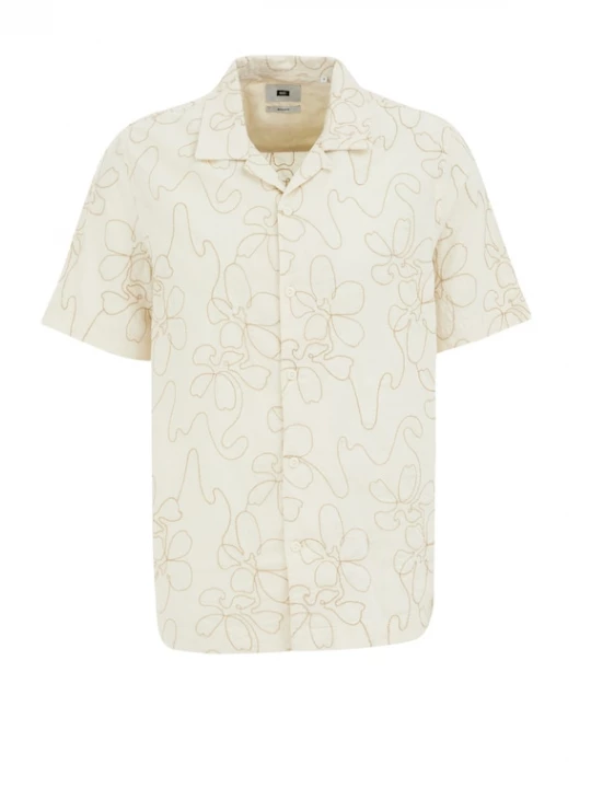 Foto van product WE Fashion Overhemd beige / ivoor