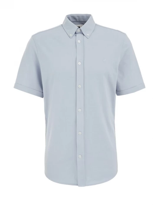 Foto van product WE Fashion Overhemd blauw / kobaltblauw