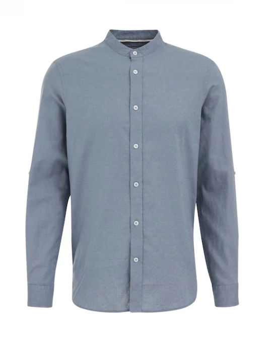 Foto van product WE Fashion Overhemd grijs / grey denim