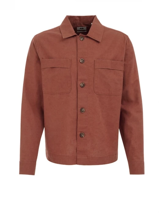 Foto van product WE Fashion Overhemd roestbruin