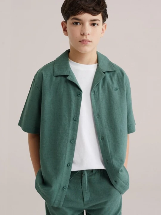 Foto van product WE Fashion Overhemd smaragd