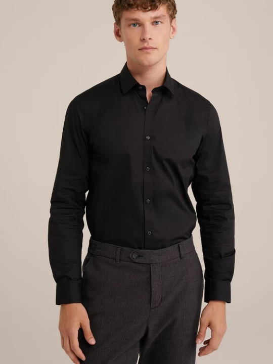 Foto van product WE Fashion Overhemd zwart