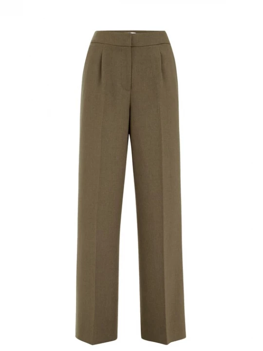 Foto van product WE Fashion Pantalon olijfgroen