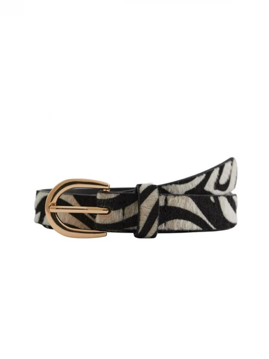 Foto van product WE Fashion Riem zwart / offwhite