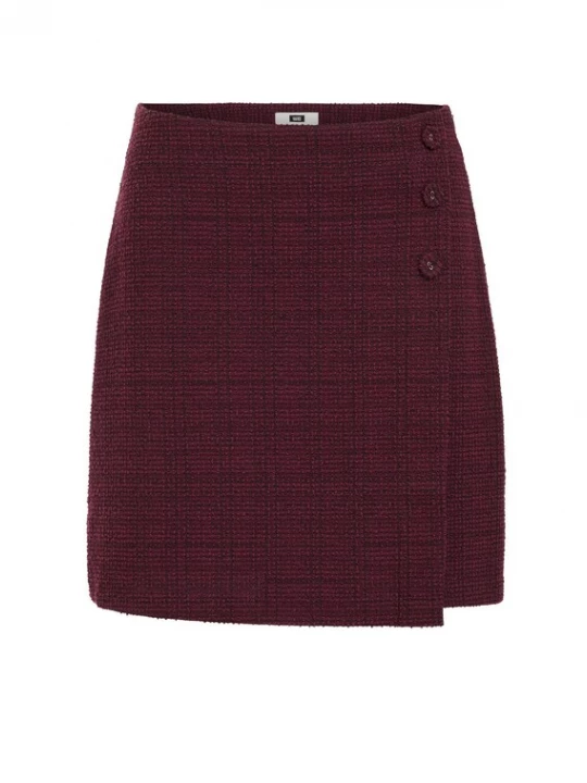 Foto van product WE Fashion Rok aubergine