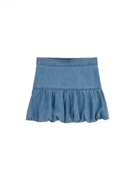 Foto van product WE Fashion Rok blauw denim