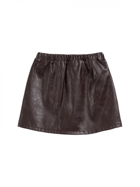 Foto van product WE Fashion Rok chocoladebruin
