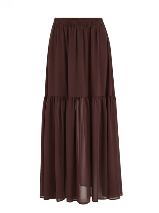 Foto van product WE Fashion Rok donkerbruin