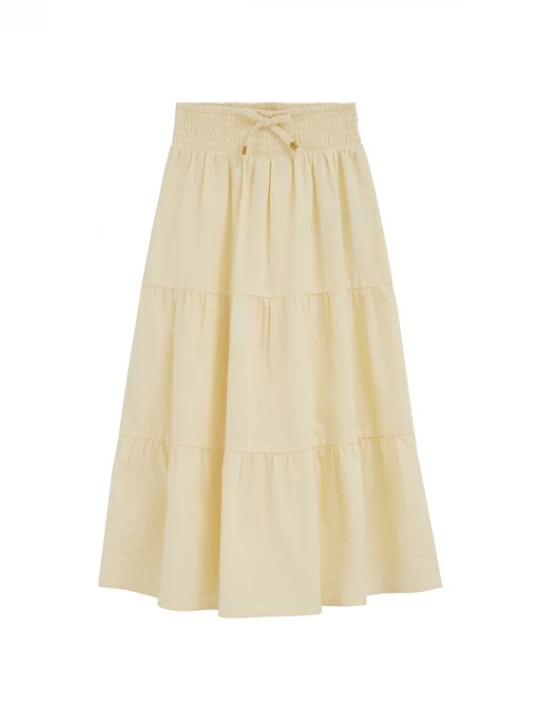Foto van product WE Fashion Rok lichtgeel