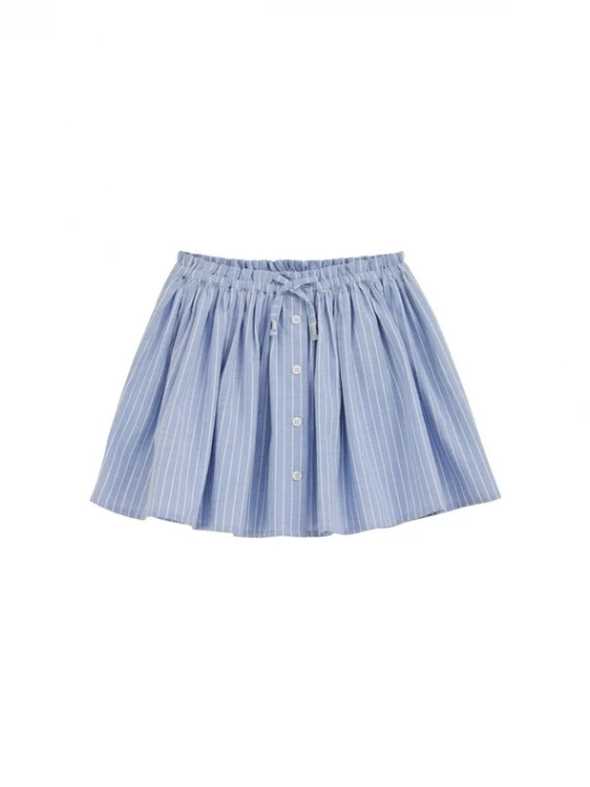 Foto van product WE Fashion Rok pastelblauw / wit