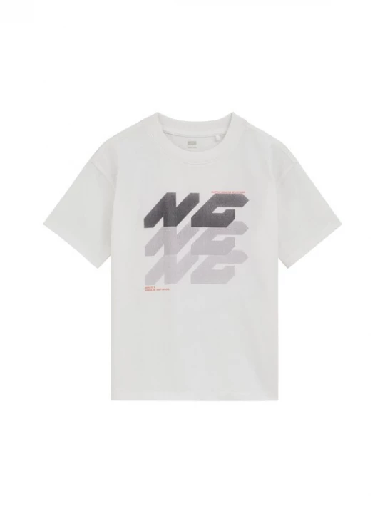 Foto van product WE Fashion Shirt antraciet / lichtgrijs / wit