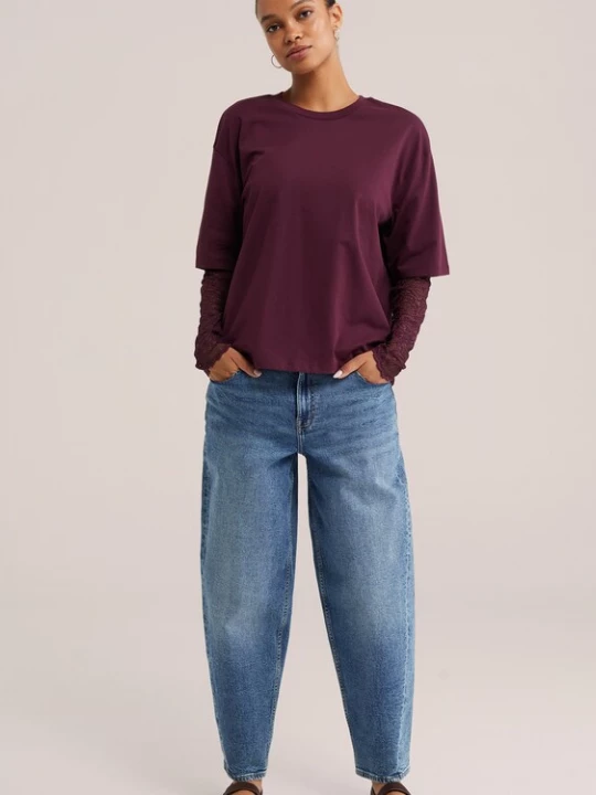 Foto van product WE Fashion Shirt aubergine