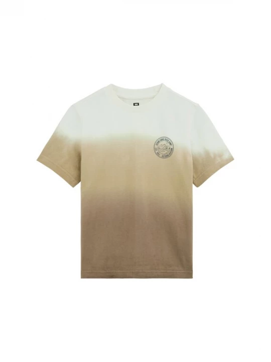 Foto van product WE Fashion Shirt beige / donkerbeige / zwart / offwhite