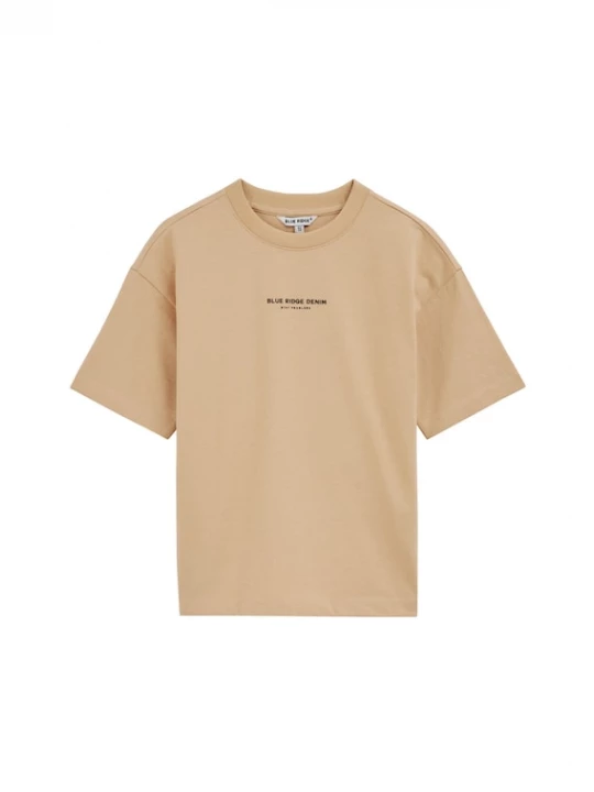 Foto van product WE Fashion Shirt camel / zwart