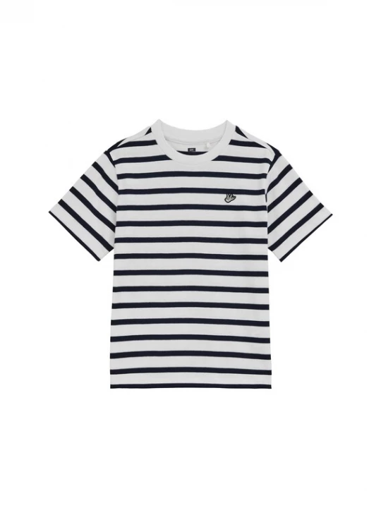 Foto van product WE Fashion Shirt donkerblauw / wit