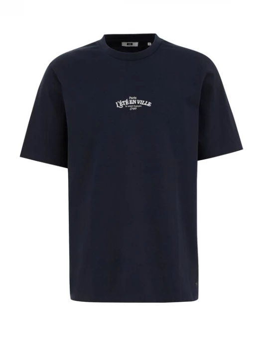 Foto van product WE Fashion Shirt donkerblauw / wit