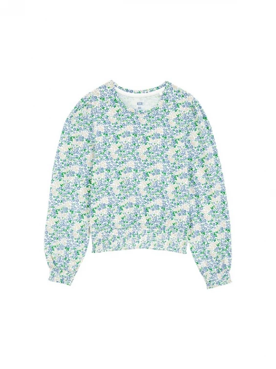 Foto van product WE Fashion Shirt duifblauw / lichtgrijs / grasgroen / wit