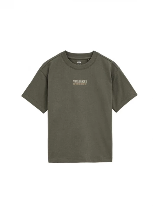 Foto van product WE Fashion Shirt ecru / donkerbeige / kaki