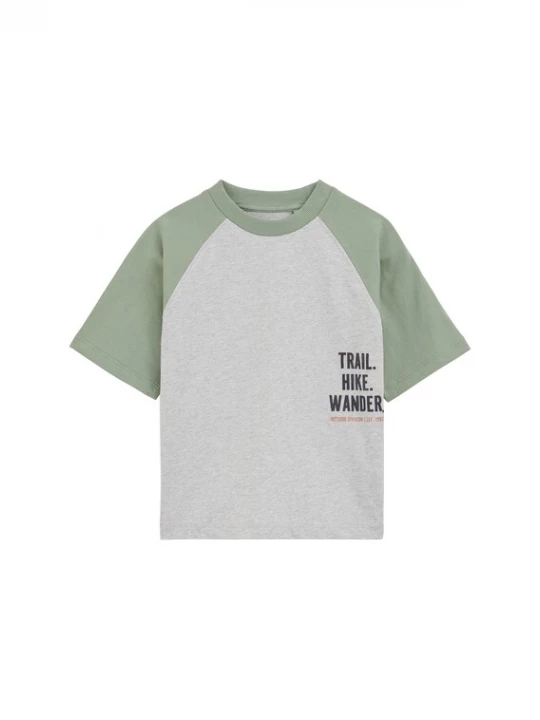 Foto van product WE Fashion Shirt grijs / lichtgroen / rood / zwart