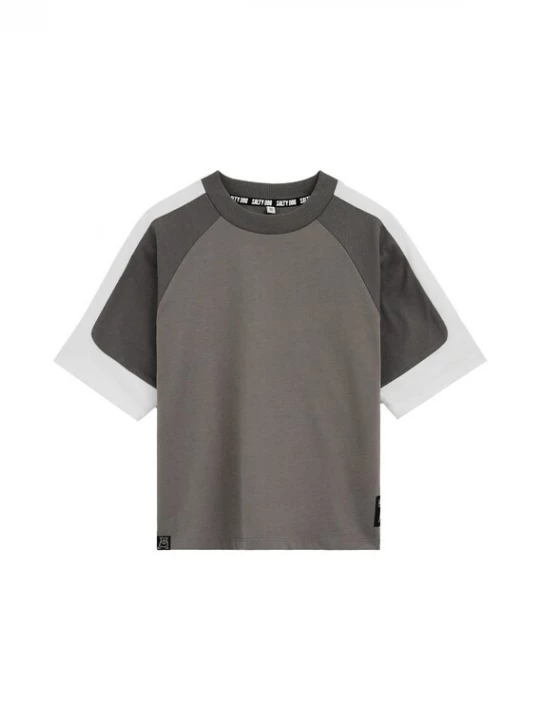 Foto van product WE Fashion Shirt grijs / taupe / wit