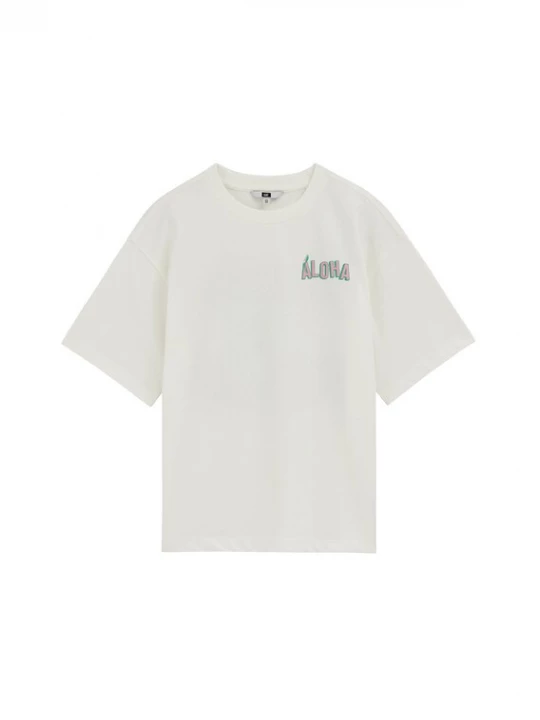 Foto van product WE Fashion Shirt groen / rosa / wit