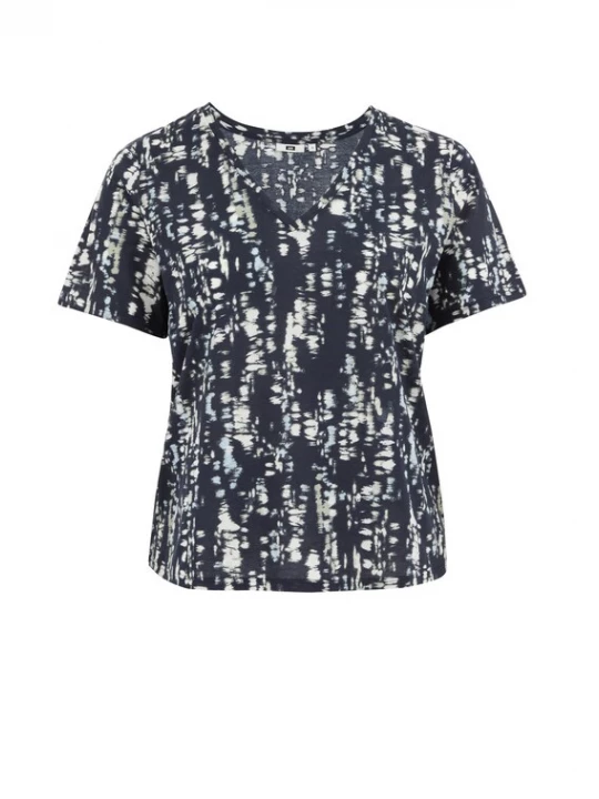 Foto van product WE Fashion Shirt hemelsblauw / donkerblauw / wolwit
