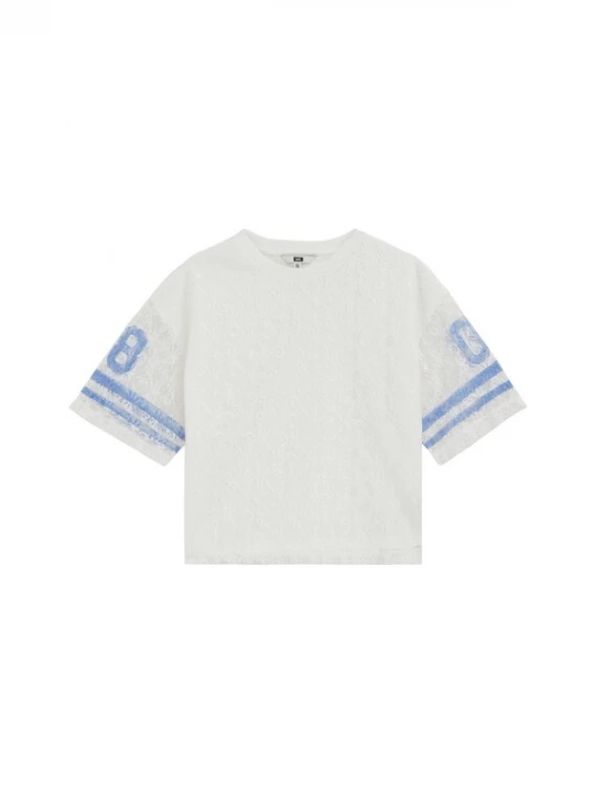 Foto van product WE Fashion Shirt lichtblauw / wit