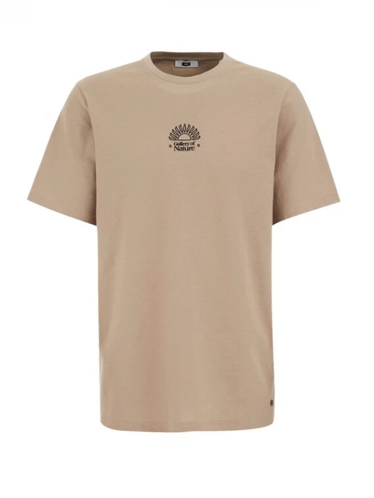Foto van product WE Fashion Shirt lichtbruin / zwart