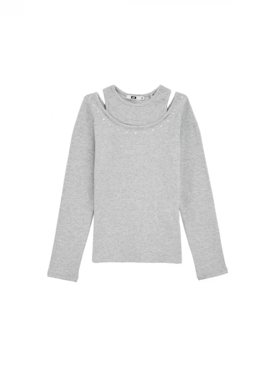 Foto van product WE Fashion Shirt lichtgrijs