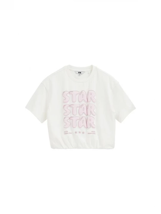 Foto van product WE Fashion Shirt lichtroze / wit