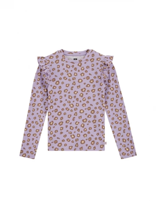 Foto van product WE Fashion Shirt 'Meisjes' bruin / lila