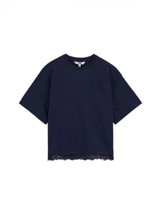 Foto van product WE Fashion Shirt 'Meisjes' donkerblauw