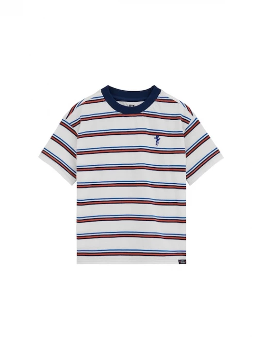 Foto van product WE Fashion Shirt navy / donkerblauw / rood / wit