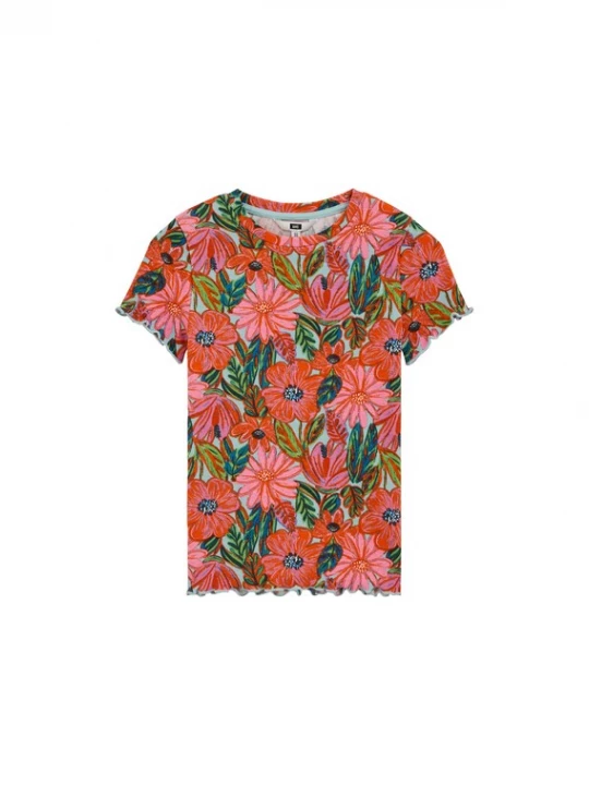Foto van product WE Fashion Shirt navy / hemelsblauw / pitaja roze / rood
