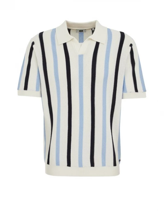 Foto van product WE Fashion Shirt navy / lichtblauw / wit