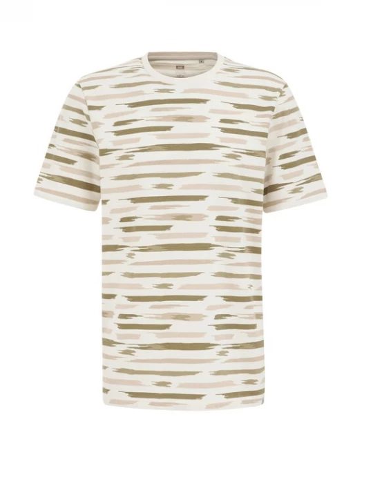 Foto van product WE Fashion Shirt nude / ivoor / olijfgroen