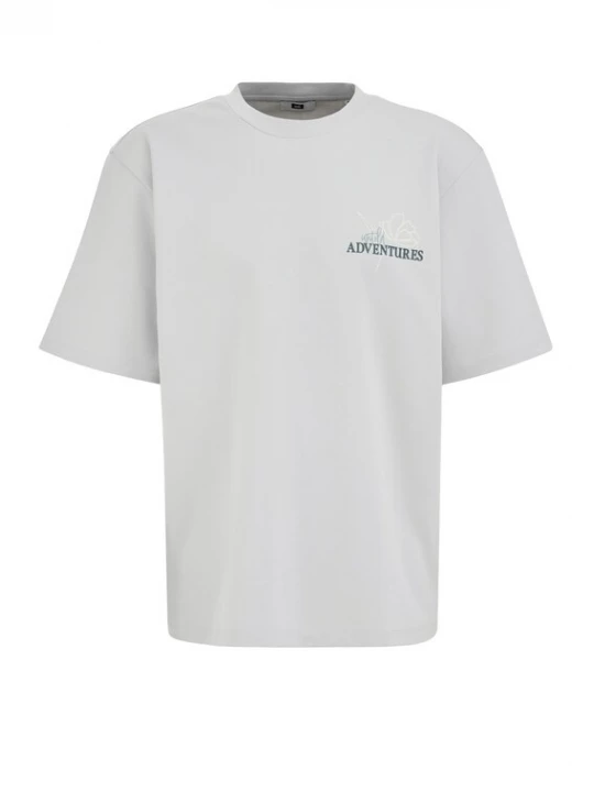 Foto van product WE Fashion Shirt pasteelgeel / lichtgrijs / donkergroen