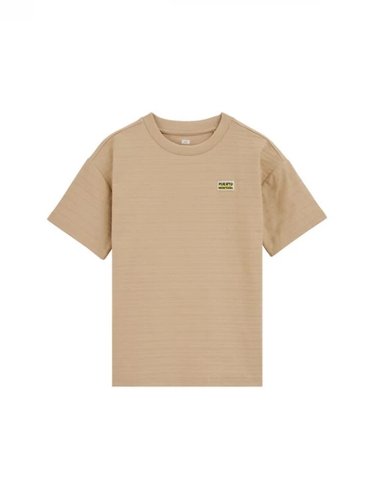 Foto van product WE Fashion Shirt 'Puerto Montana' beige / geel / zwart / wit