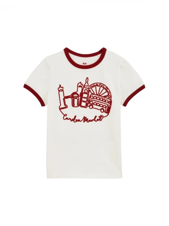 Foto van product WE Fashion Shirt rood / wit